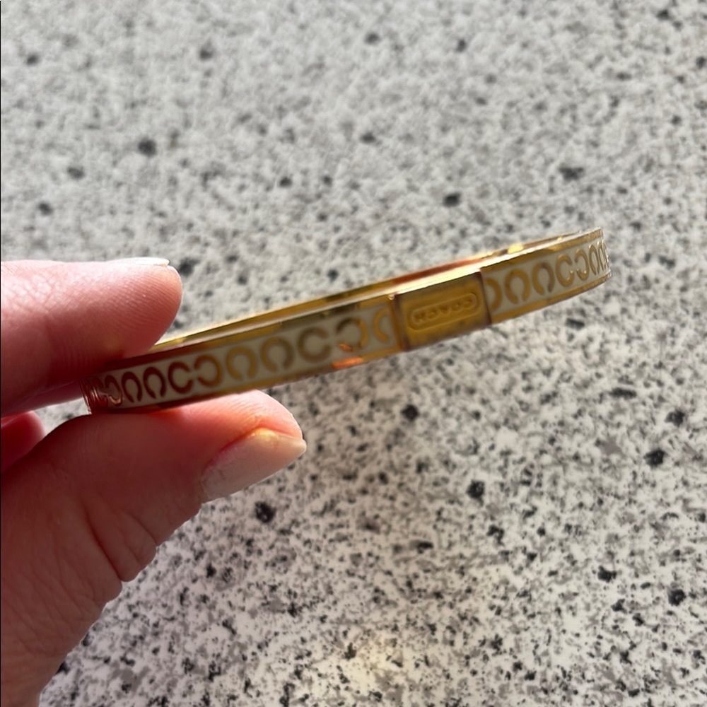 Coach Gold Bangle Bracelet